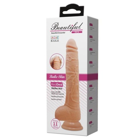 BAILE - Beautiful Dick 11'' – Realistyczne Dildo Cieliste
