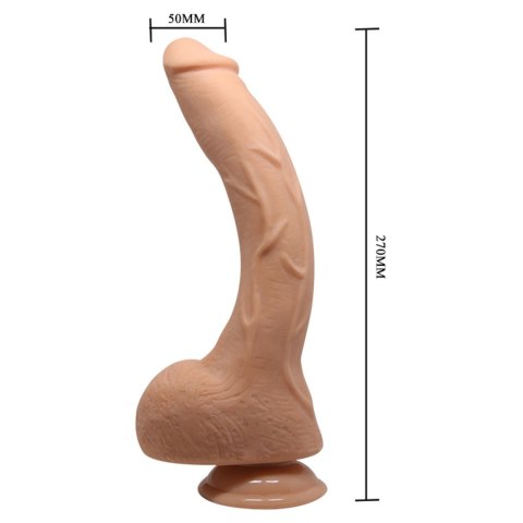 Realistyczne dildo wibrujące BAILE Beautiful Jack 10.6 cala