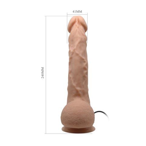 Realistyczne Dildo Baile Jason 9.8" z Uwodzicielskimi Wibracjami