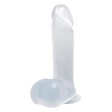 BAILE - DONG Realistyczne dildo (przezroczyste/różowe/fioletowe)