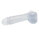 BAILE - DONG Realistyczne dildo (przezroczyste/różowe/fioletowe)
