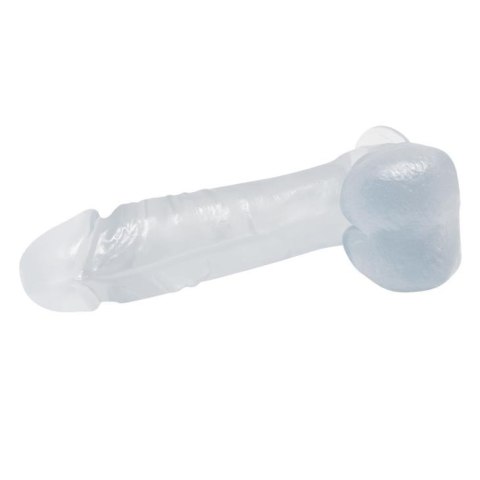 BAILE - DONG Realistyczne dildo (przezroczyste/różowe/fioletowe)