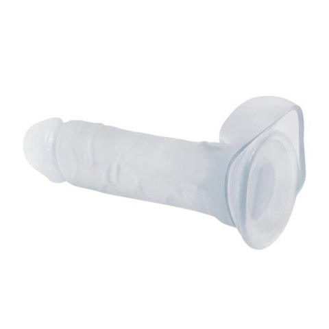 BAILE - DONG Realistyczne dildo (przezroczyste/różowe/fioletowe)