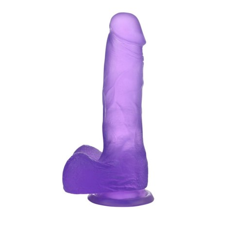 BAILE - DONG Realistyczne dildo (przezroczyste/różowe/fioletowe)
