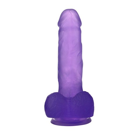 BAILE - DONG Realistyczne dildo (przezroczyste/różowe/fioletowe)