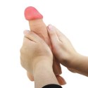 BAILE - Realistyczne Dildo z Przesuwną Skórą, Przyssawką i Giętkim Trzonem 21,5 cm