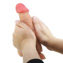 BAILE - Realistyczny Wibrator 8,5'' z Jedwabistą Teksturą Skóry, Wibracjami i Giętką Przyssawką