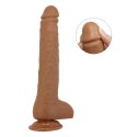 Realistyczne Dildo Wodoodporne z Przyssawką, 28 cm