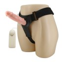 BAILE Jessica - Wibrujące dildo typu strap-on
