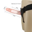 BAILE Jessica - Wibrujące dildo typu strap-on