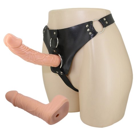 Baile Jessica - Zestaw Strap-on z dwoma dildami
