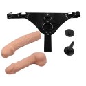 Baile Jessica - Zestaw Strap-on z dwoma dildami