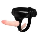 BAILE - Ultra Podwójne Dildo z Uprzężą dla Kobiet