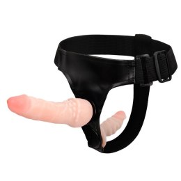 BAILE - Ultra Podwójne Dildo z Uprzężą dla Kobiet