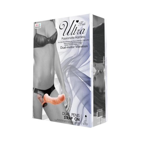 BAILE - Uprząż wibracyjna z podwójnym stymulatorem ULTRA PASSIONATE