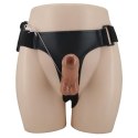 BAILE - Namiętny Zestaw Strap-On z Wibrującym Podwójnym Dildo 6,2 cala