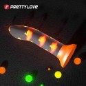PRETTY LOVE Magical Nightfall – Magicznie Świecące Dildo z Przyssawką