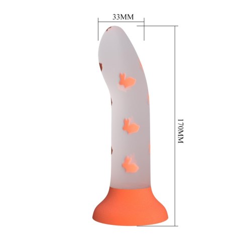 PRETTY LOVE Magical Nightfall – Magicznie Świecące Dildo z Przyssawką