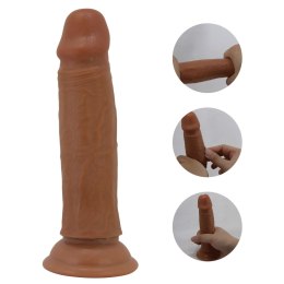PRETTY LOVE QUENTIN 184mm - Realistyczne Dildo z Przesuwną Skórą i Przyssawką