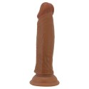 PRETTY LOVE QUENTIN 184mm - Realistyczne Dildo z Przesuwną Skórą i Przyssawką