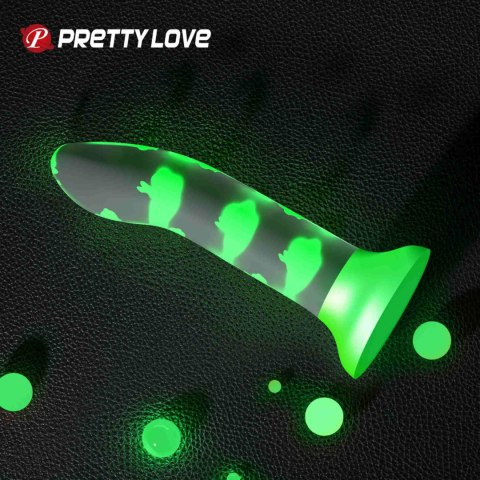 PRETTY LOVE - Romantyczne Rendezvous: Świecące dildo z przyssawką