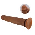 PRETTY LOVE - SHARIFE 25,4 cm: Realistyczne dildo z przesuwną skórą i elastycznym rdzeniem kręgowym