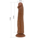 PRETTY LOVE - SHARIFE 25,4 cm: Realistyczne dildo z przesuwną skórą i elastycznym rdzeniem kręgowym