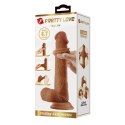 PRETTY LOVE TALLEN – Realistyczne Dildo z Ruchomą Skórą, 22 cm, TPR, z Przyssawką