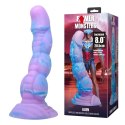 Power Monsters Alien – Olbrzymie Silikonowe Dildo z Pofalowaną Teksturą, 20,5 cm