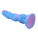 Power Monsters Alien – Olbrzymie Silikonowe Dildo z Pofalowaną Teksturą, 20,5 cm