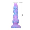 Power Monsters Alien – Olbrzymie Silikonowe Dildo z Pofalowaną Teksturą, 20,5 cm