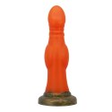 Power Monsters Blazeheart Charger – Silikonowe Dildo „Bestia” z Intensywną Teksturą, 18,5 cm