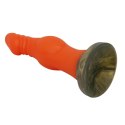 Power Monsters Blazeheart Charger – Silikonowe Dildo „Bestia” z Intensywną Teksturą, 18,5 cm
