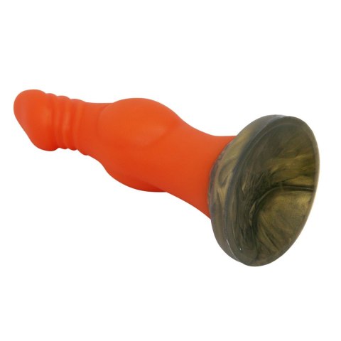 Power Monsters Blazeheart Charger – Silikonowe Dildo „Bestia” z Intensywną Teksturą, 18,5 cm