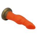 Power Monsters Blazeheart Charger – Silikonowe Dildo „Bestia” z Intensywną Teksturą, 18,5 cm