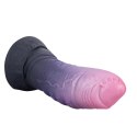Potężne Dildo Silikonowe Power Monsters Dreadful Fiend – 24 cm z Falistą Teksturą