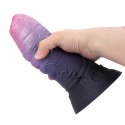 Potężne Dildo Silikonowe Power Monsters Dreadful Fiend – 24 cm z Falistą Teksturą