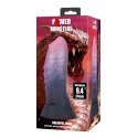 Potężne Dildo Silikonowe Power Monsters Dreadful Fiend – 24 cm z Falistą Teksturą