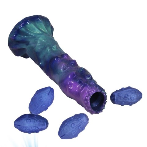 Power Monsters DuskWalker Sentinel – Gigantyczne Silikonowe Dildo z Pofałdowaną Teksturą, 22.4 cm