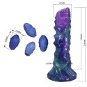 Power Monsters DuskWalker Sentinel – Gigantyczne Silikonowe Dildo z Pofałdowaną Teksturą, 22.4 cm
