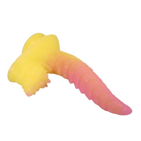 Power Monsters Flamebeast – Silikonowe Dildo 'Falisty Potwór' z Przyssawką, 22,5 cm