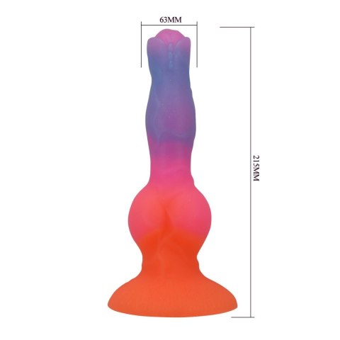 Herkules: Potężne, Teksturowane Silikonowe Dildo 21,5 cm