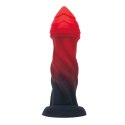 Infernal Goliath - Potężne Silikonowe Dildo z Falowaną Teksturą, 25 cm