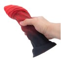 Infernal Goliath - Potężne Silikonowe Dildo z Falowaną Teksturą, 25 cm
