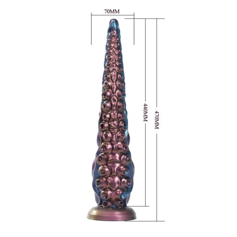 Power Monsters Maelstrom Beastlord – 47 cm Gigantyczne Silikonowe Dildo o Falistej Strukturze