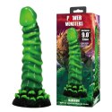 Power Monsters Manticore - Potworne Dildo Silikonowe o Falistej Strukturze, 23 cm