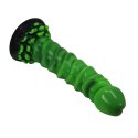 Power Monsters Manticore - Potworne Dildo Silikonowe o Falistej Strukturze, 23 cm
