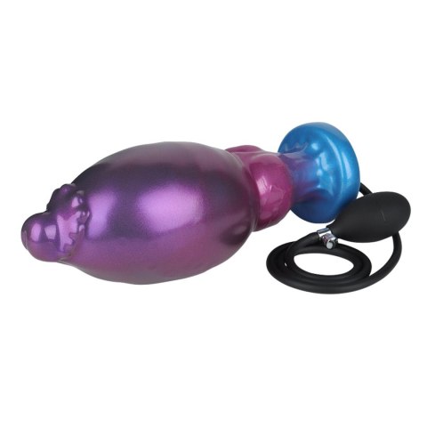 Potężny Tytan Rift: Silikonowe Dildo z Falowaną Teksturą, 24 cm