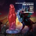 Power Monsters Shadow Behemoth: Potężne, Faliste Dildo Silikonowe 22 cm