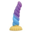 Potężny Jednorożec – Faliste Silikonowe Dildo 22 cm